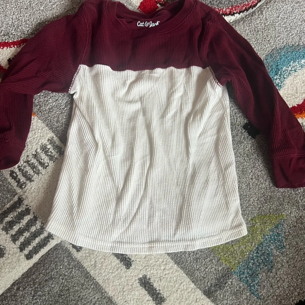 Cat & Jack Kids Striped and Colorblock Long Sleeve Tops Bundle 3T